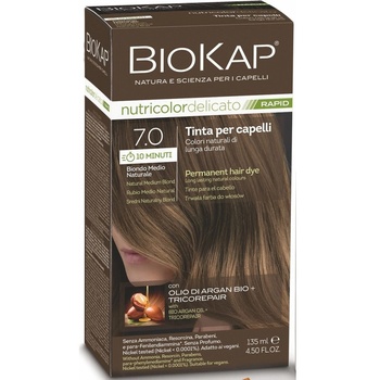 NUTRICOLOR DELICATO - farba na vlasy - 7.0 Blond prírodná stredná 140 ml